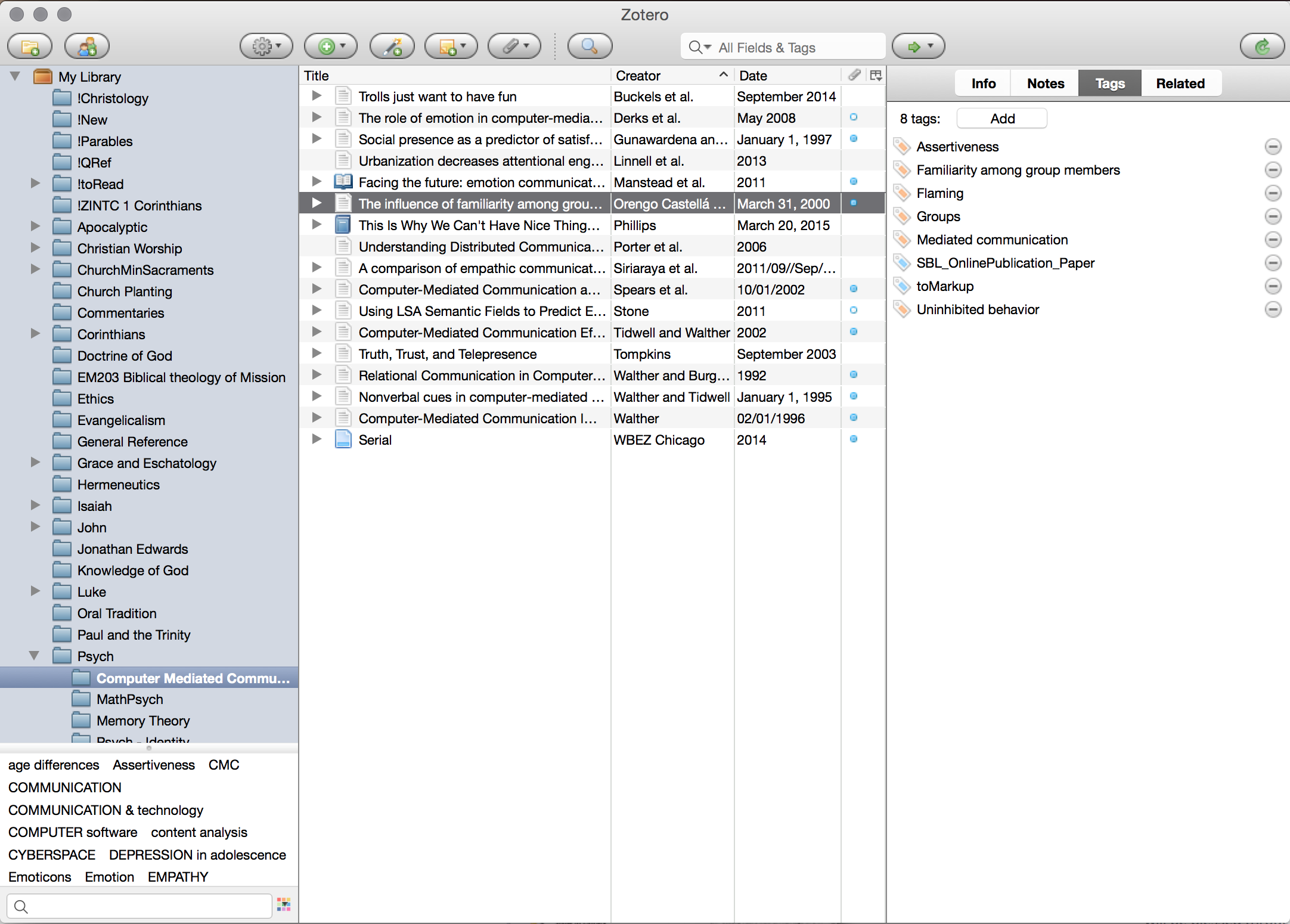 zotero library zotero library